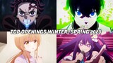 MY TOP ANIME OPENING WINTER - SPRING 2023