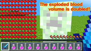 [Gaming]Minecraft: Lives double up after Creeper explosion