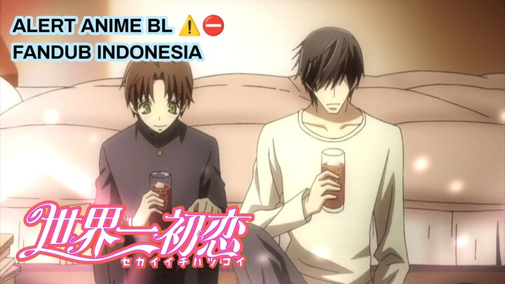 [ FANDUB INDO ] BL ANIME ⚠️ Langsung ke kasur dong !! - Sekaiichi Hatsukoi OVA #4