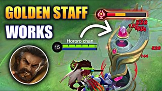 ROGER'S GOLDEN DAMAGE ON TURRET | MOBILE LEGENDS