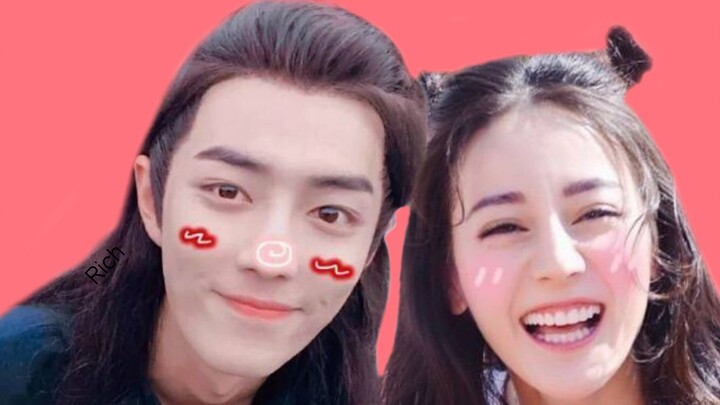 [Hot sale] [Dilraba Dilmurat x Xiao Zhan] Two pouty kids