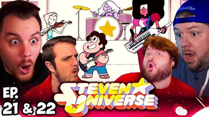 Steven Universe Episode 21 & 22 Group Reaction | Joking Victim / Steven And The Stevens