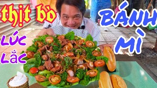 Mâm bò Lúc Lắc  bánh mì khủng lTâm Chè Vĩnh Long