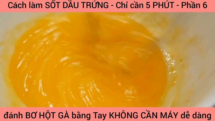 cách làm sốt bơ trứng siêu ngon không cần máy dễ dàng #6