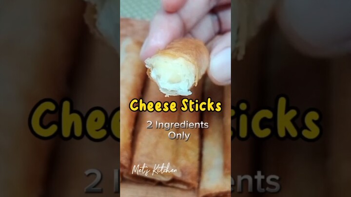 Cheese Sticks - 2 Ingredients Only | Easy Recipe  #easyrecipe #cheesesticks #metskitchen