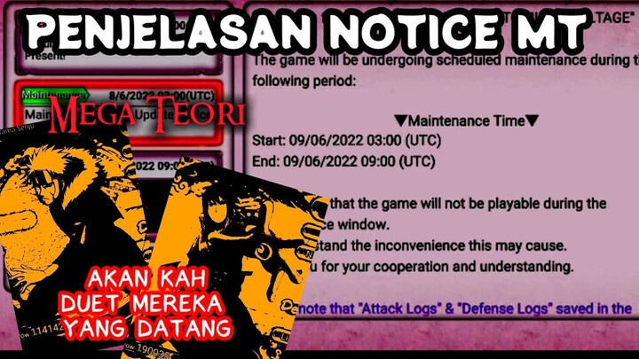 PENJELASAN NOTICE MAINTENANCE || MEGA TEORI NEXT HERO RM •• NXB NINJA VOLTAGE