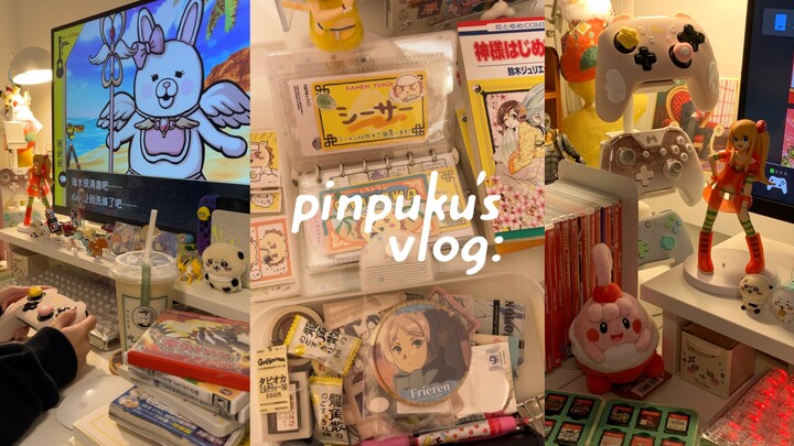 vlog | 宅家日记 | 晚间日常 | 宅家吃谷游戏