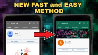 How to UPLOAD BANNER in YouTube using Mobile | New Update 2021