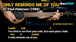 Only Reminds Me Of You - St. Paul Peterson (1990) - Easy Guitar Chords Tutorial with Lyrics Part 3