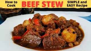 BEEF STEW l Filipino  Style Beef Stew l EASY Recipe l Beef Stew Recipe