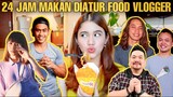 24 JAM MAKAN DIATUR FOOD VLOGGER TOP INDONESIA!