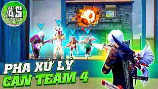 [Free Fire] Pha Xử Lý Chóng Mặt Của AS Khi Gặp Team 4 | AS Mobile