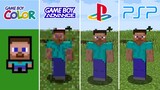 Minecraft (2011) GBC vs GBA vs PS1 vs PSP | Graphics Comparison