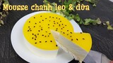 Bánh mousse chanh leo & dừa | Passion Fruit & Coconut Mousse | Bánh mousse nhiệt đới