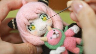 [Wool felt] Poke a waku waku Ania with wool~