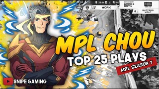 MVP PLAYS : MPL CHOU TOP 25 PLAYS PART 4