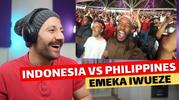 🇨🇦 CANADA REACTS TO Emeka Iwueze at The Historical Match of INDONESIA vs PHILIPPINES reaction