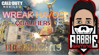 WREAK HAVOC TOURNAMENT HIGHLIGHTS | QUALIFYING MATCH | PRO NINJA GAMEPLAY | Call of Duty Mobile