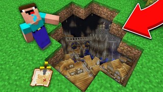 HOW NOOB FOUND THIS SECRET VILLAGE?! NOOB vs PRO! 100% Challenge in Minecraft Animation!