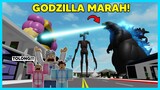 MIPAN & ZUZUZU | Godzilla Kill Siren Head! & Melawan Thanos! Di Brookhaven!! - Roblox
