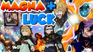 MUST HAVE!!! TAG MAGNA + LUCK 7⭐ SHOWCASE!!! - Black Clover Phantom Knights