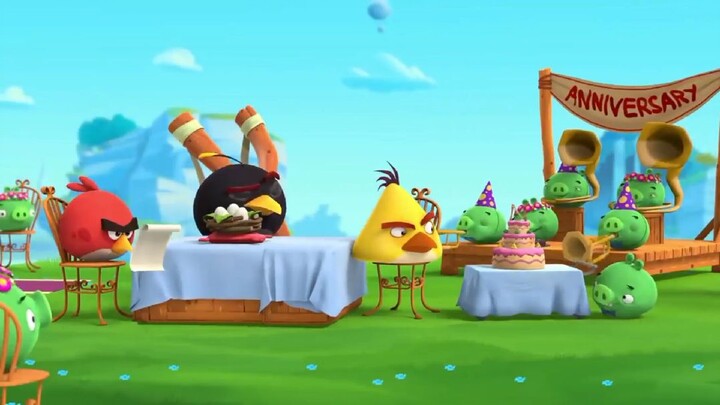 Angry Birds Slingshot Stories Ep. 3 | Cake party