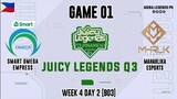 Smart Omega Empress vs Maharlika Esports Game 01 | Juicy Legends Q3 2022
