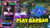 god level penetration alice barbar mid lane high performance