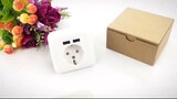 80X80MM Dual Europe wall socket with CE ROHS