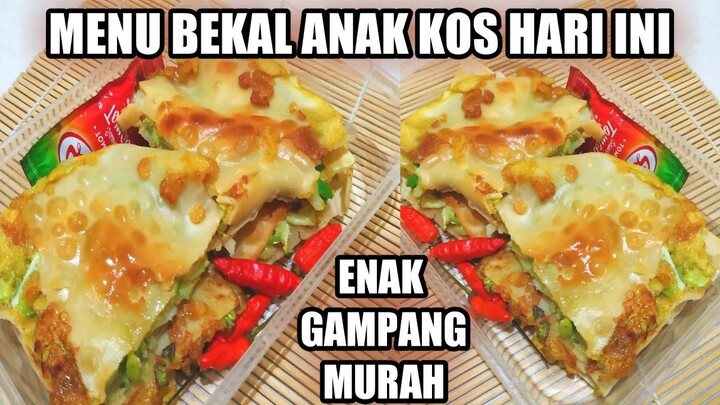 Mulai sekarang saya gak jajan di luar lagi bawa sendiri lebih hemat !!! Martabak telor kulit pangsit