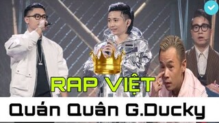 CHUNG KẾT RAP VIỆT: G.DUCKY Trở Thành Quán Quân, RICKY STAR Là Á Quân | Người Xem Vui Mừng