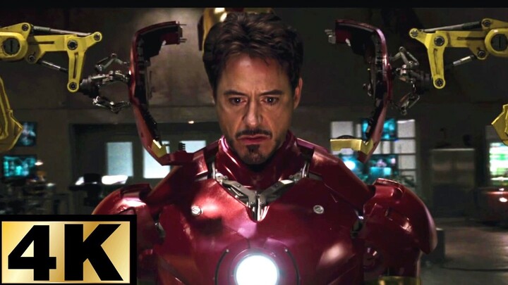 [4K Collection] Handsome! Iron Man slow-motion transformation collection, the ultimate details are perfectly presented [2008 Iron Man 1-2019 Avengers 4]