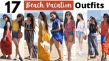 17 Beach Vacation Outfits | Beach lookbook | beach girl dress haul| Lookbook India|Try on haul 2021
