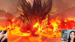 [Genshin Impact] Show your skills! First Blood Linghua is unharmed by the Dragon King Ruotu