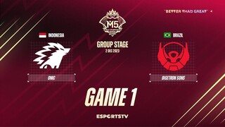 ONIC Esports vs Bigetron Sons GAME 1 M5 World Championship Group Stage | ONIC vs BTR