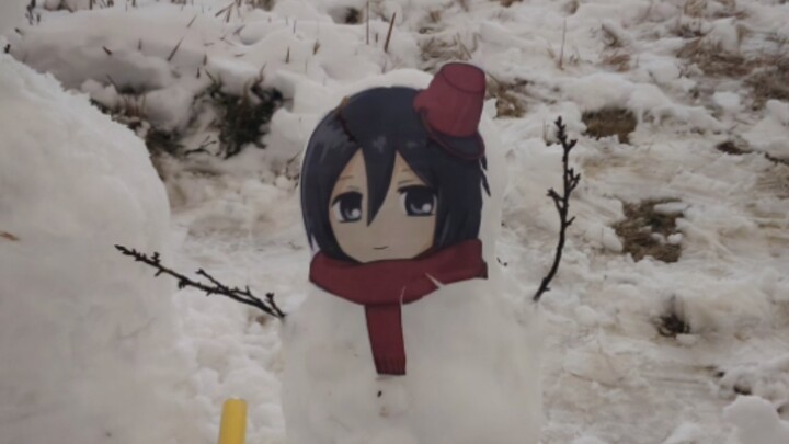 ❄️Mikasa liar di tengah salju❄️