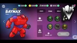 New Hero : Baymax Gameplay and Leveling Disney Heroes Battle Mode