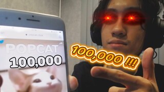 กด POPCAT ในโทรศัพท์ 100000 ครั้งใช้เวลากี่นาที ?!