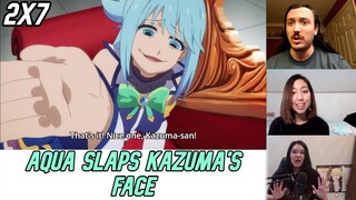 Aqua lewd slaps | Konosuba - Reaction Mashup