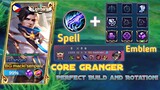 Granger Core Perfect Emblem,Builds and Rotation🔥🙂( Granger Ligth Born )