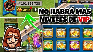 NO HABRÁ MAS NIVELES DE VIP - RISE OF KINGDOMS