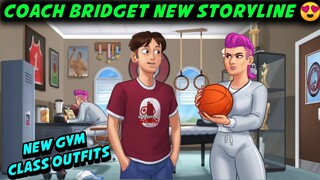 COACH BRIDGET STORYLINE NEW ARTWORK & NEW GYM CLASS OUTFITS IN SUMMERTIME SAGA RHONDA & TECH UPDATE