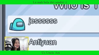 Lu mah bela diri sendiri :( - AMONG US - Jessica Jane