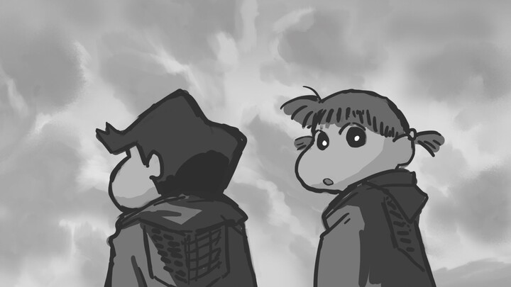 [Bảng phân cảnh ngắn] Crayon Shin-chan phiên bản Đại chiến Titan