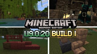 มาแล้ว Minecraft PE 1.19.0.20/21 Build 1 The Wild Update การมาาของ Mangrove Swamp