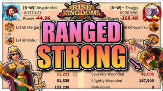 Expertised and 5511 Testing [Ranged - Margaret & Babur] Rise of Kingdoms