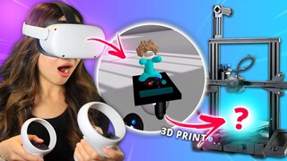 3D Print Your VR Design! Most AWESOME Things To Do on Oculus Quest 2