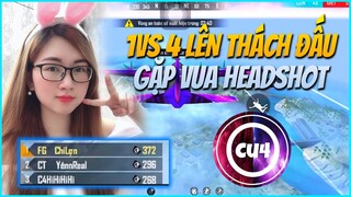 (Free Fire) - 1Vs4 Lên Thách Đấu Bất Ngờ Cùng Trận Với C4 Gaming Vua Headshot VN