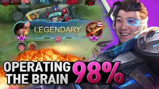 Brilliant Gosu General's Yi sun shin in High Mythical Glory game | Mobile Legends