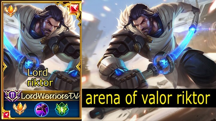 arena of valor riktor arena of valor riktor gameplay aov